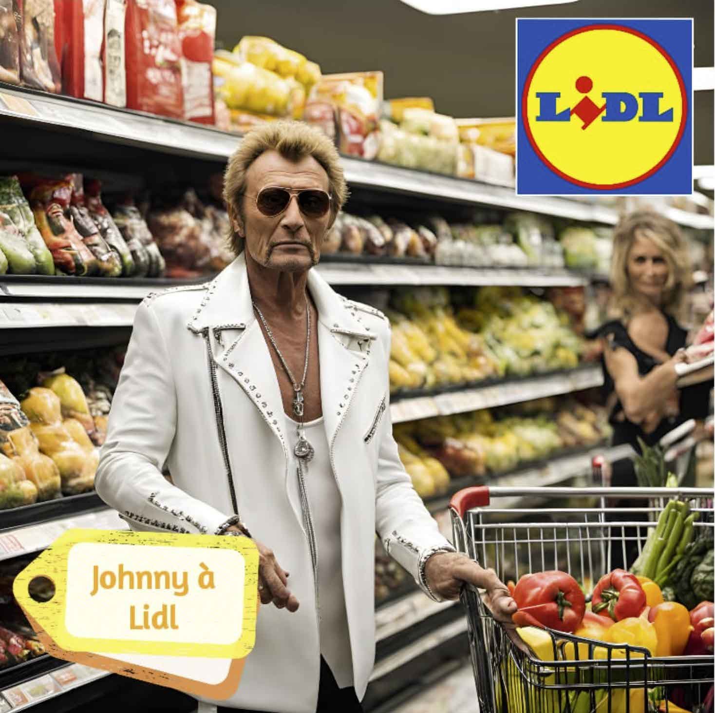 Johnny à Lidl Hallyday www.unbankable.fr